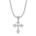 Vintage Zircon Cross Pendant – Hip Hop Full Diamond Necklace