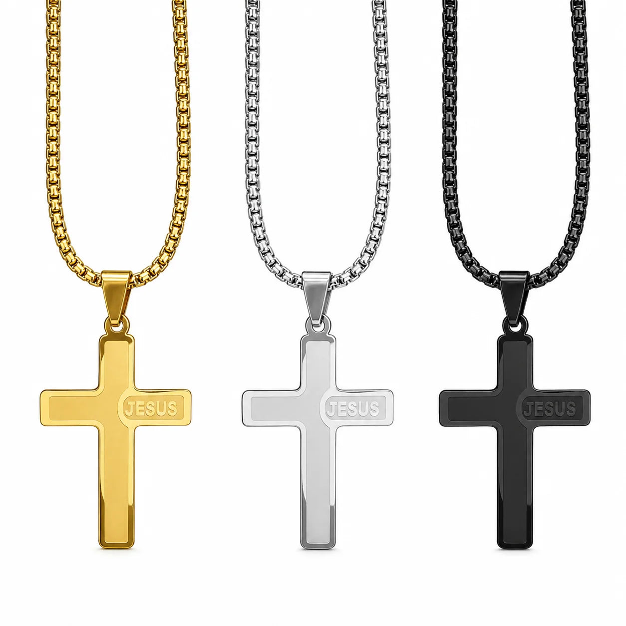 European & American Style Cross Pendant Necklace