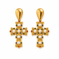Myneck 18K Gold Plated Stainless Steel Earrings
