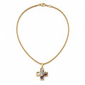 304 Stainless Steel Cross Shell Pendant Necklace – Fashion Niche Design
