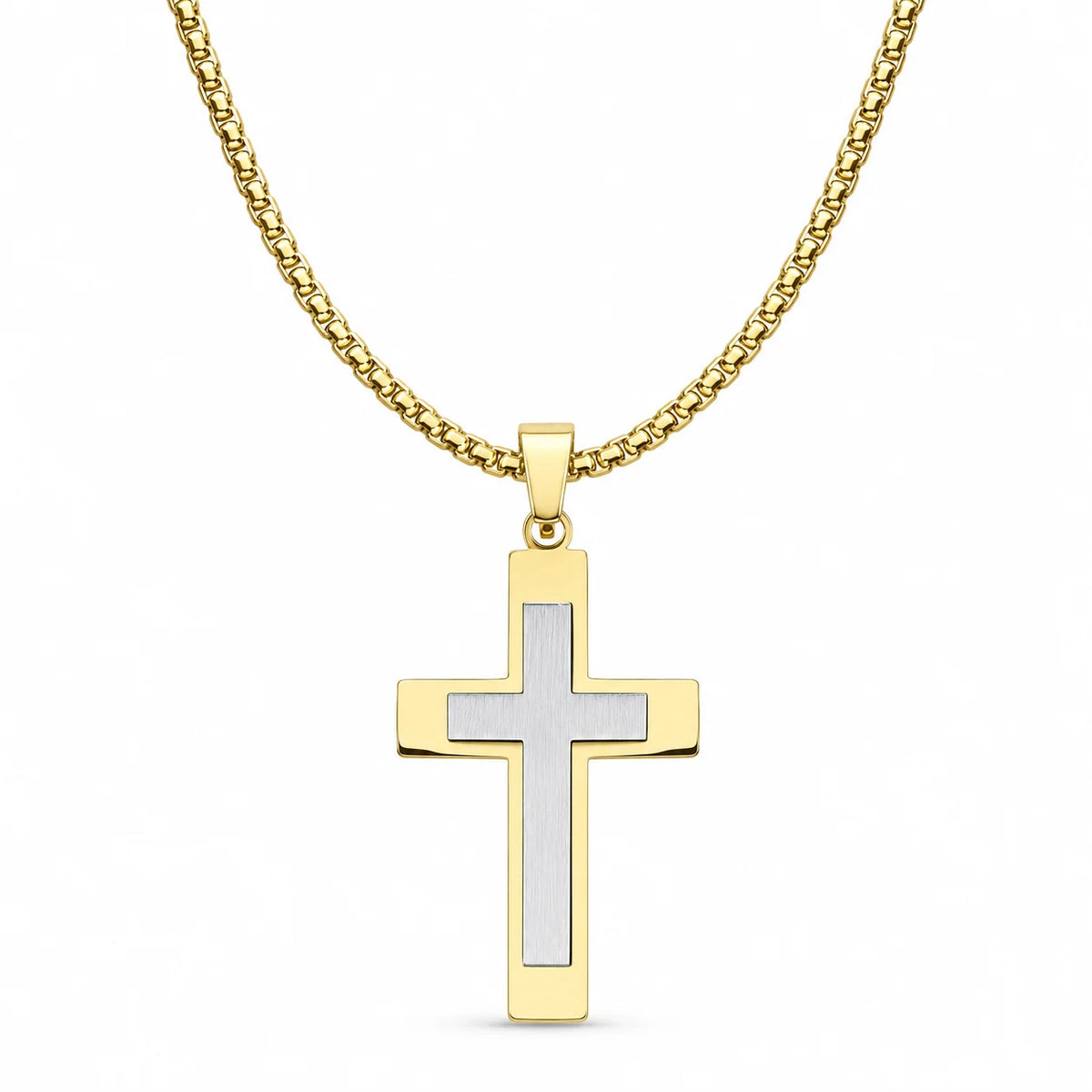 Minimalist Christian Stainless Steel Necklace