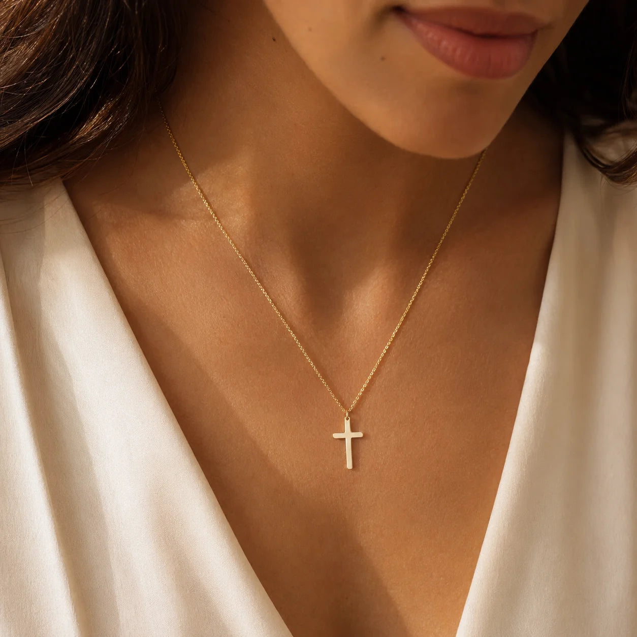 Dainty 18K Fashion Charm Pendant Necklace – Trendy Chain Jewelry