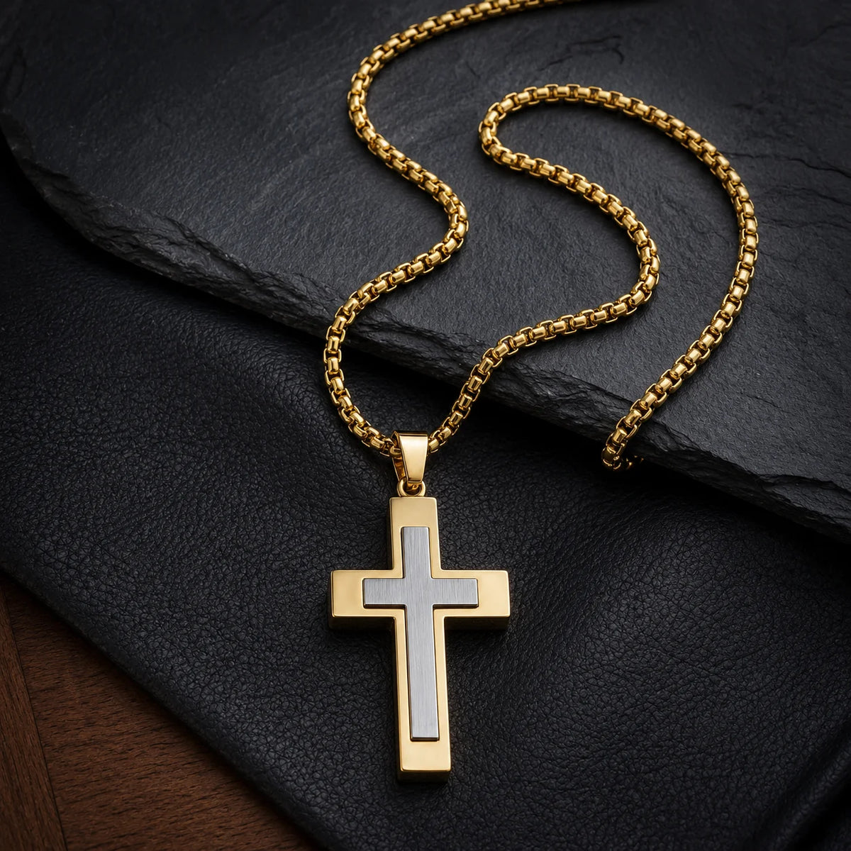 Minimalist Christian Stainless Steel Necklace