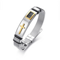 Best Seller Men’s Silver Plated Cross Bracelet