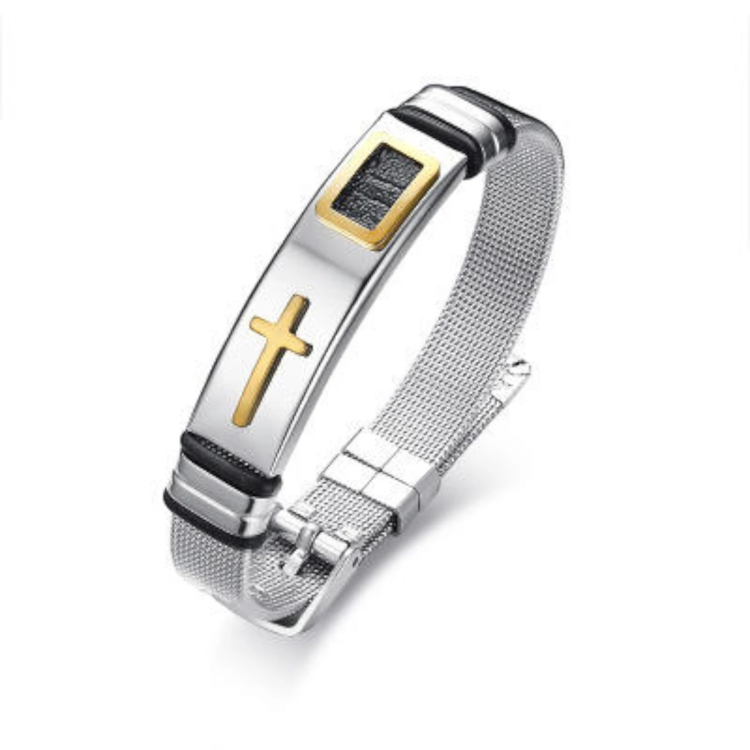 Best Seller Men’s Silver Plated Cross Bracelet