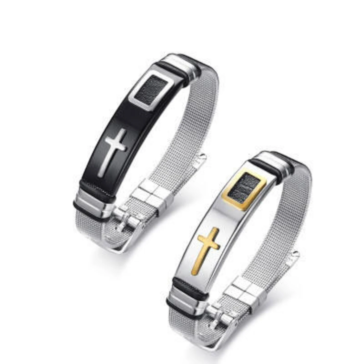 Best Seller Men’s Silver Plated Cross Bracelet