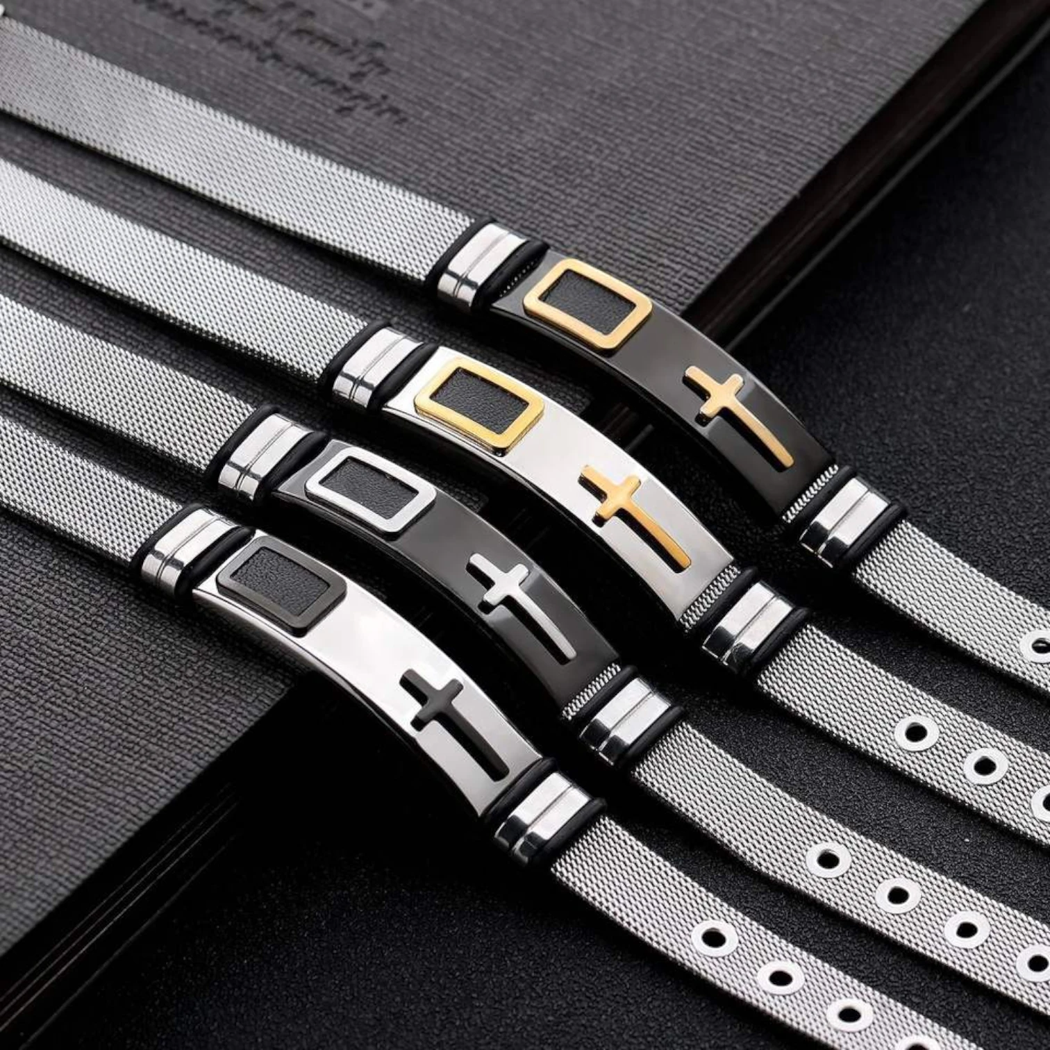 Best Seller Men’s Silver Plated Cross Bracelet