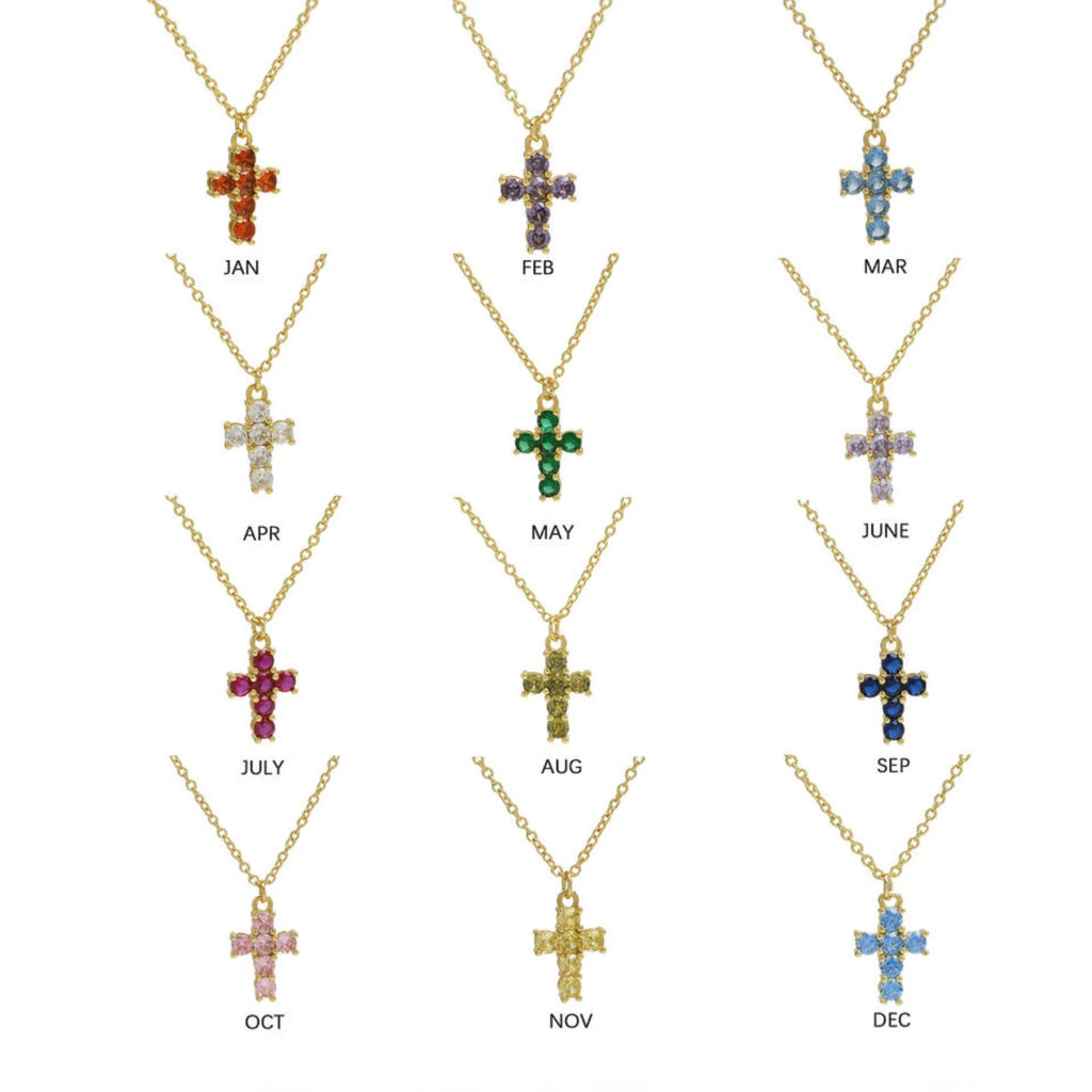 Good Luck Fashion Cross Pendant Necklace with Zircon