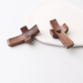 Mini Walnut Wooden Crosses – Pocket Prayer & Stress Relief