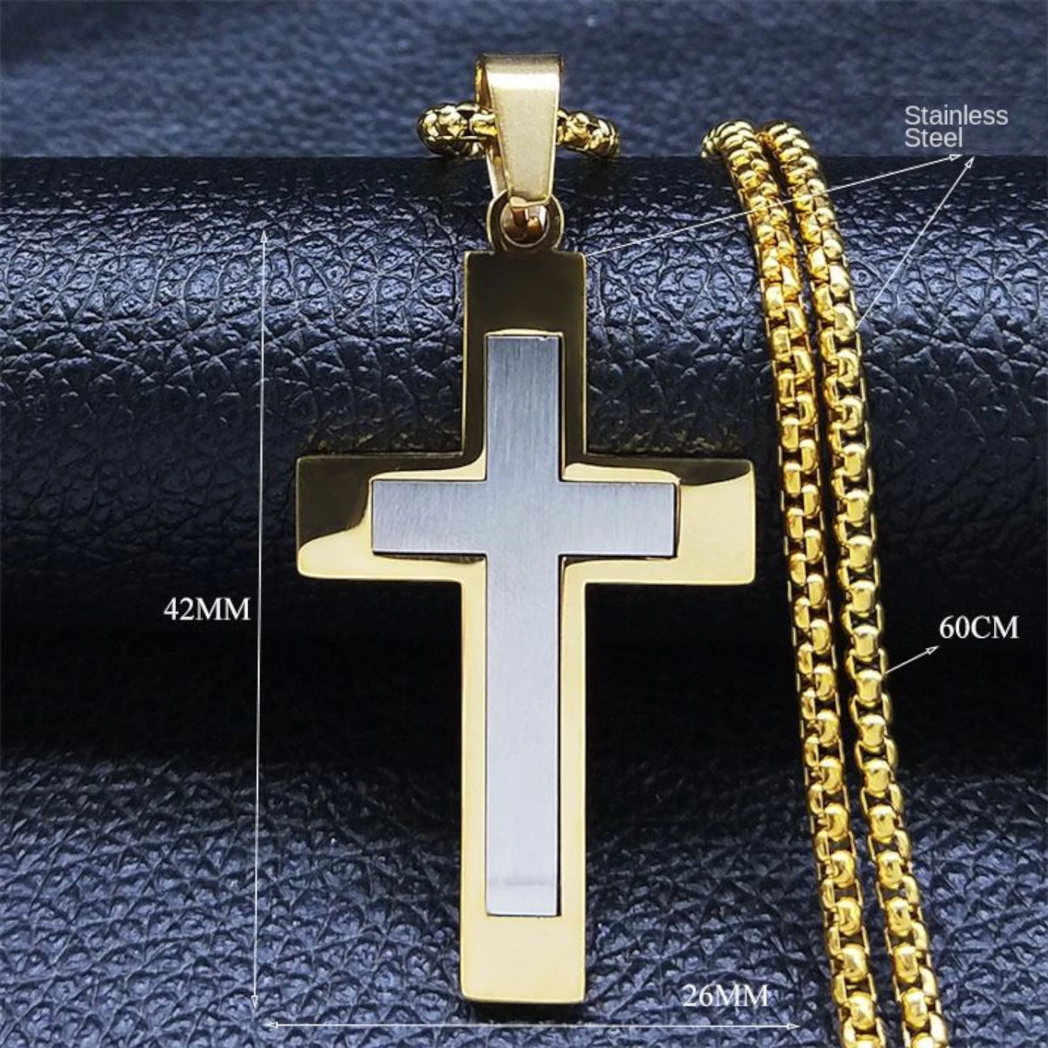 Minimalist Christian Stainless Steel Necklace