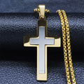 Minimalist Christian Stainless Steel Necklace