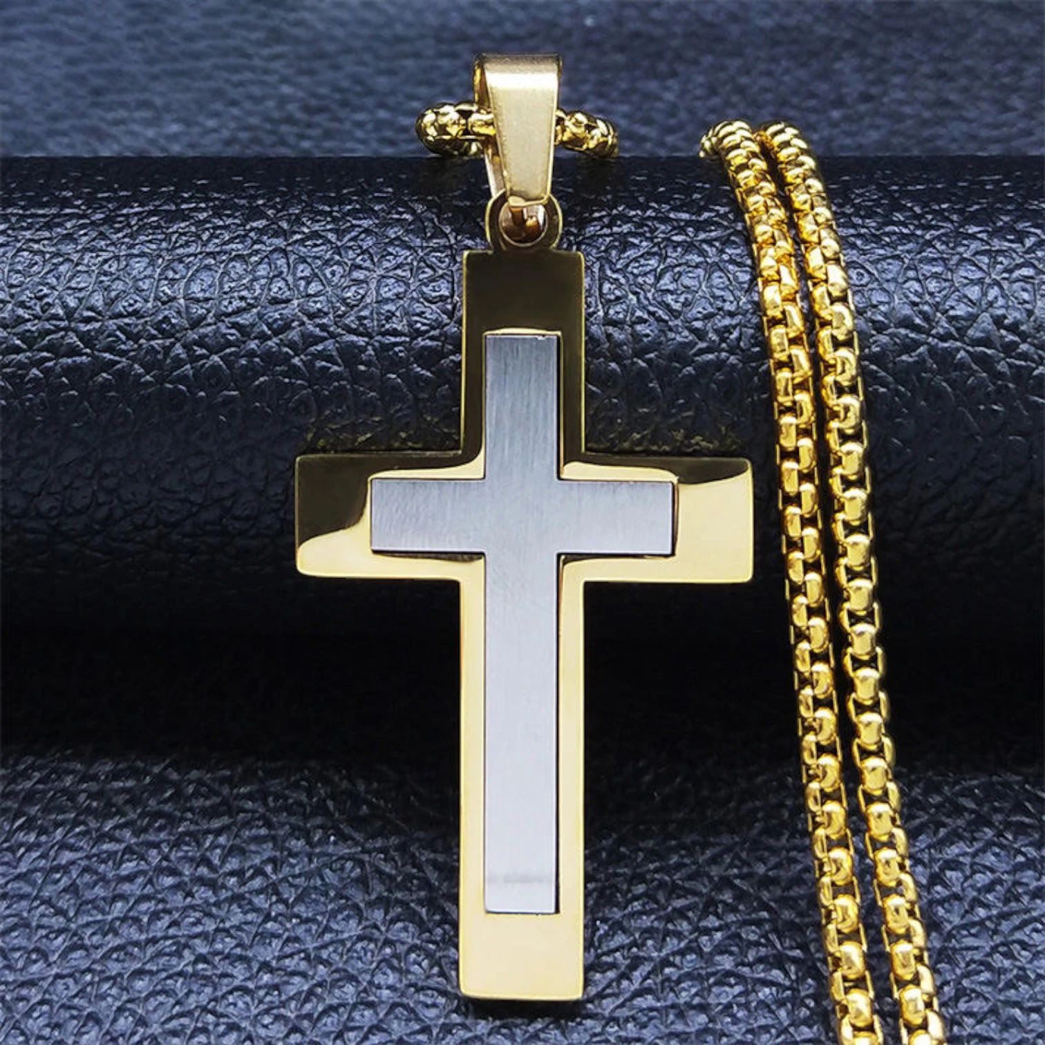 Minimalist Christian Stainless Steel Necklace