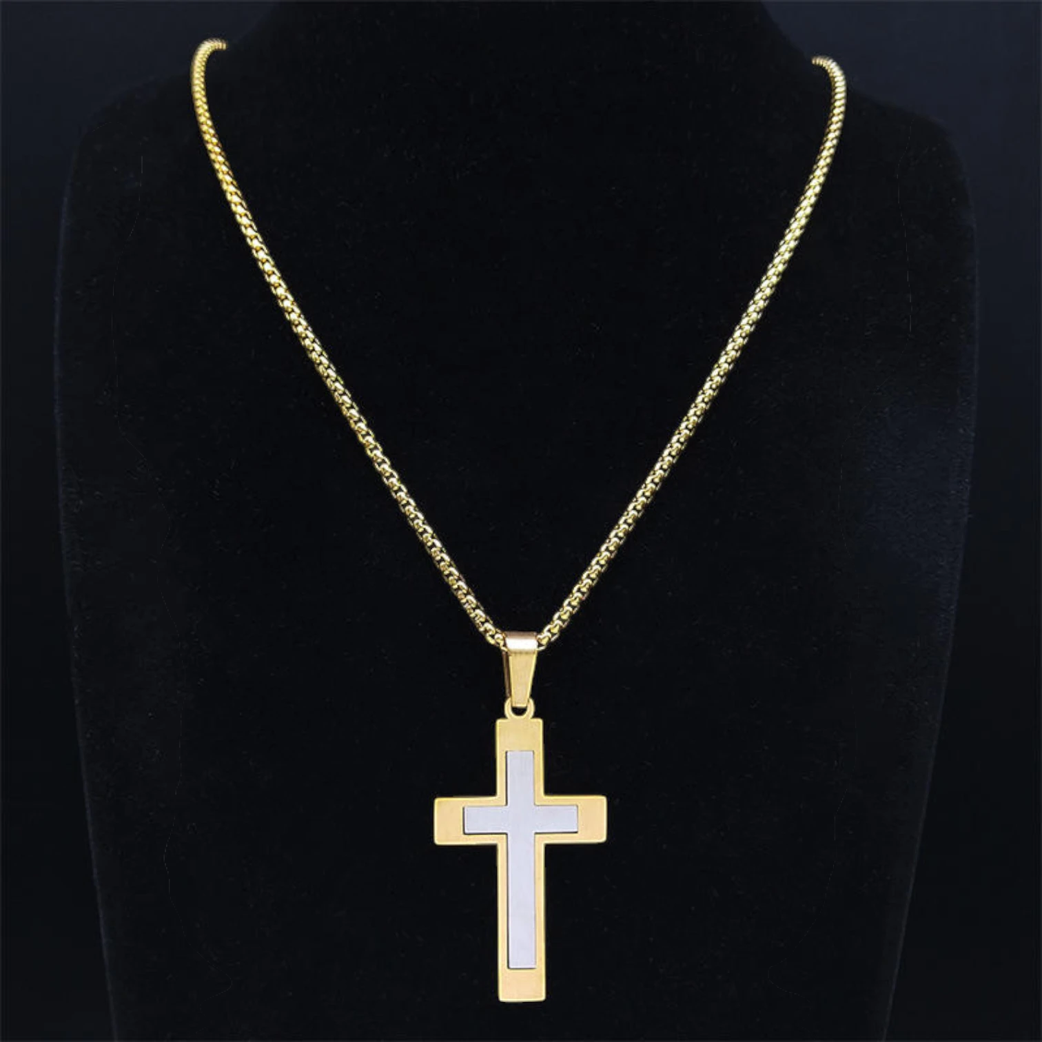 Minimalist Christian Stainless Steel Necklace